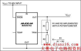 Figure 4. Typical operating schematic for the MAX6143.